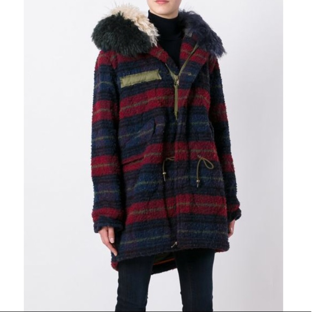 Mr & Mrs Italy Plaid Hooded Parka